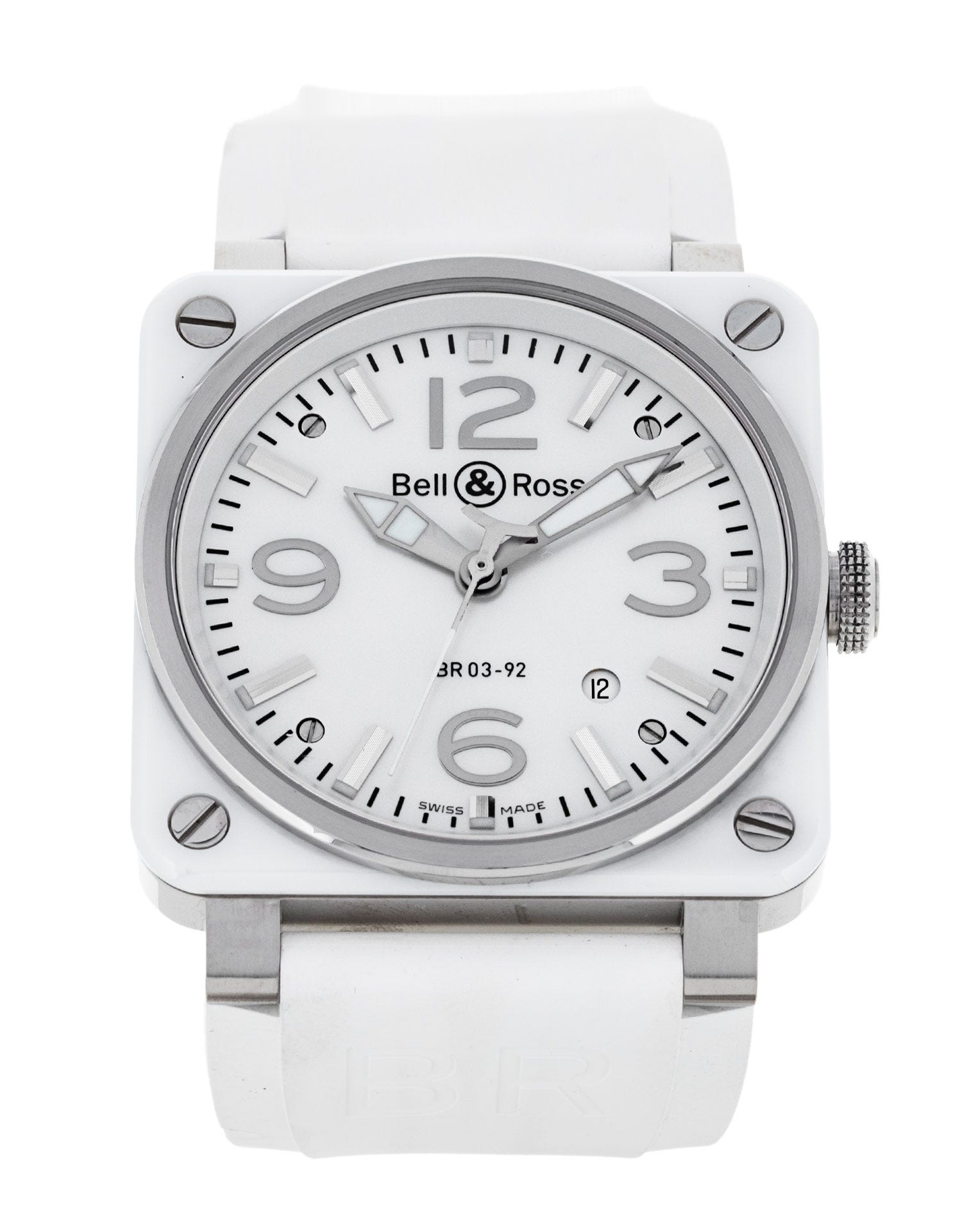 Bell and Ross BR03-92 BR0392-WH-C/SRB 280836
