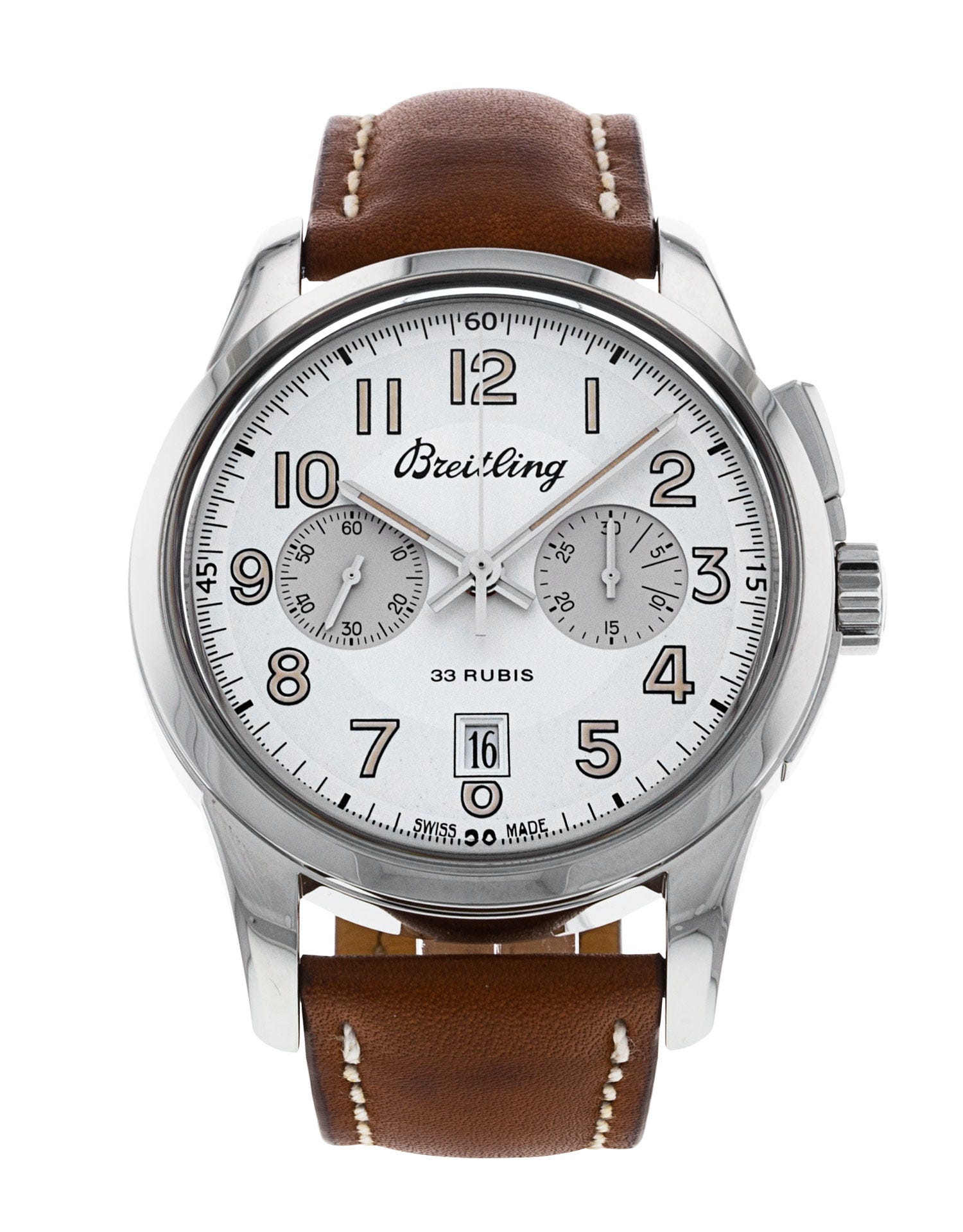Pre-Owned Breitling Transocean Chronograph Watch