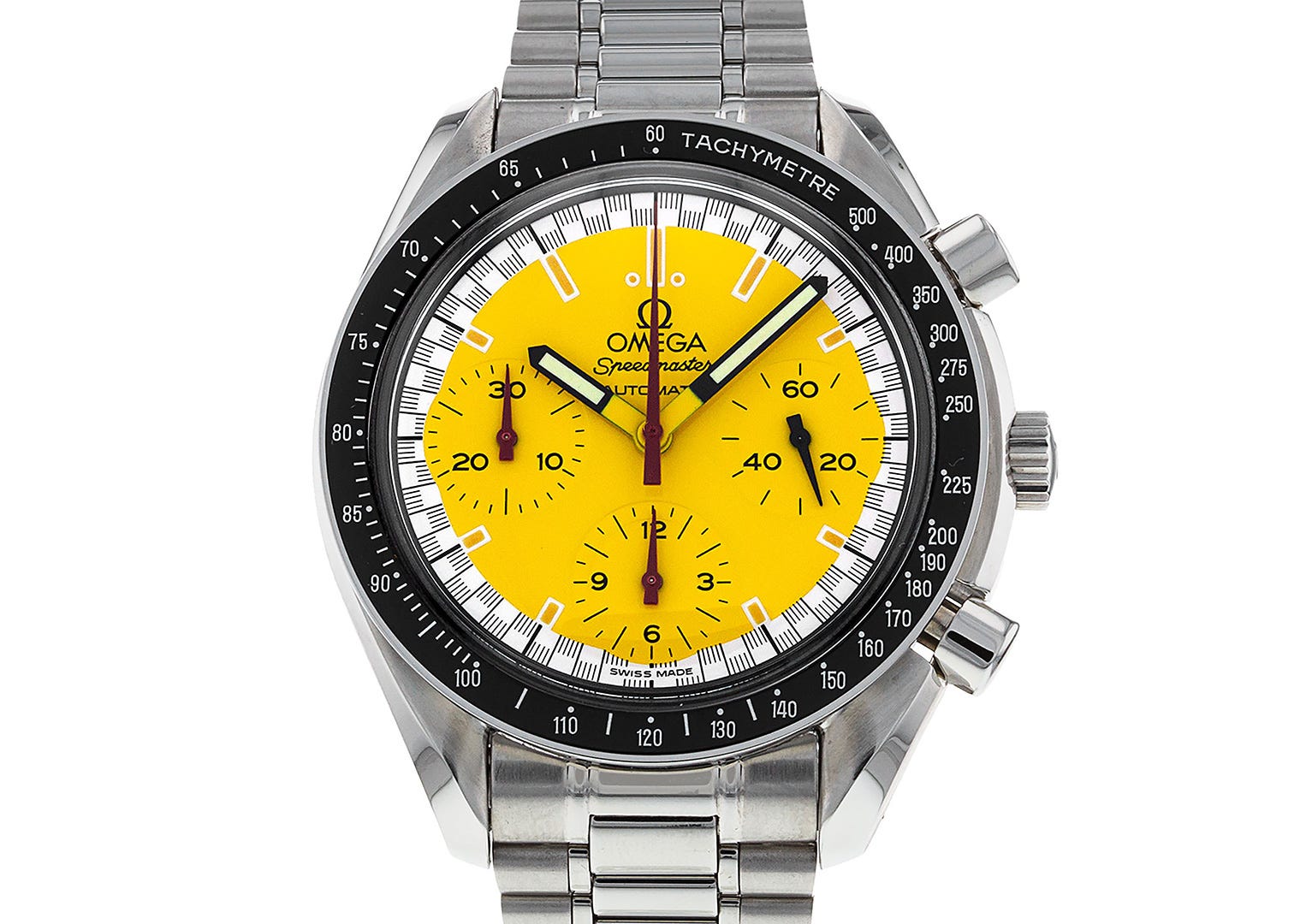 The discontinued Speedmaster Reduced offered an alternative size case