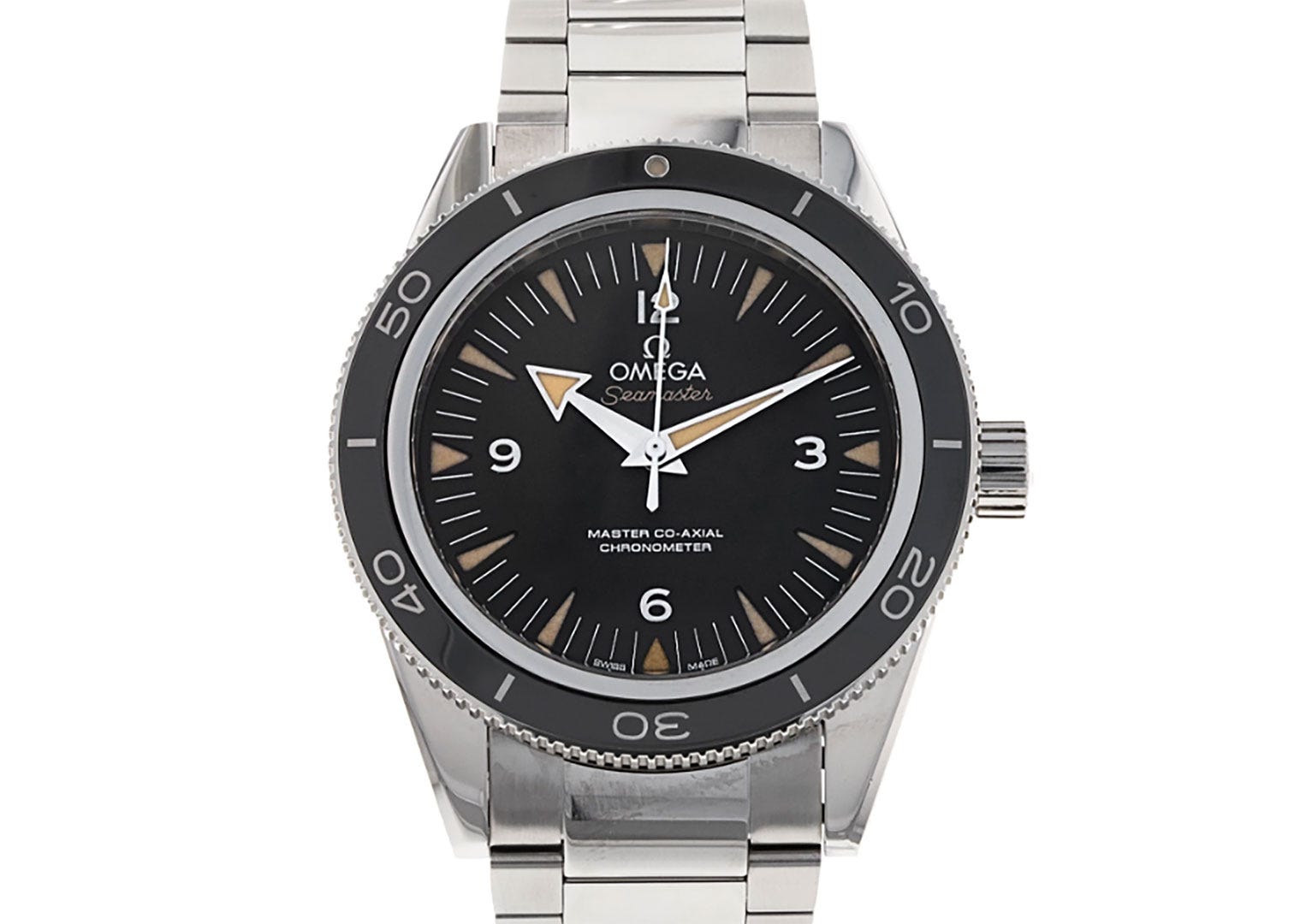 A reissue of the first-generation Seamaster 300, updated with a co-axial movement